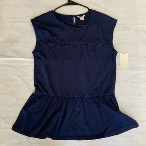 CASLON navy sleeveless top NWT 🧡2 for $25🧡